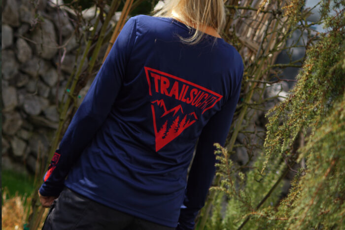 ^^TRAILGANGSTAA^^ Bikeshirt Girls navy-rot – Bild 2