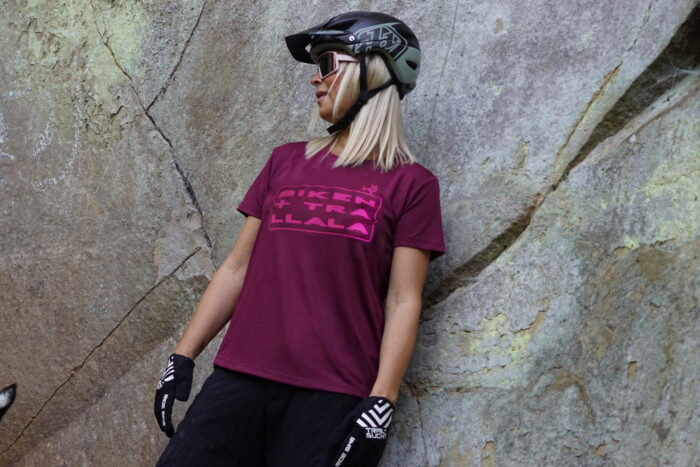 Bikeshirt ^^BIKEN+TRALLALA ^^^ Mädels BERRY