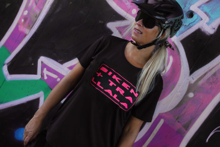 Bikeshirt ^^BIKEN+TRALLALA ^^^ Mädels BLACK