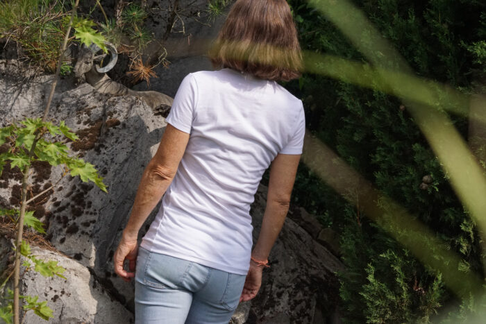 T-Shirt ^^FOLLOW THE MOUNTAINS^^^ WHITE Mädels – Bild 3