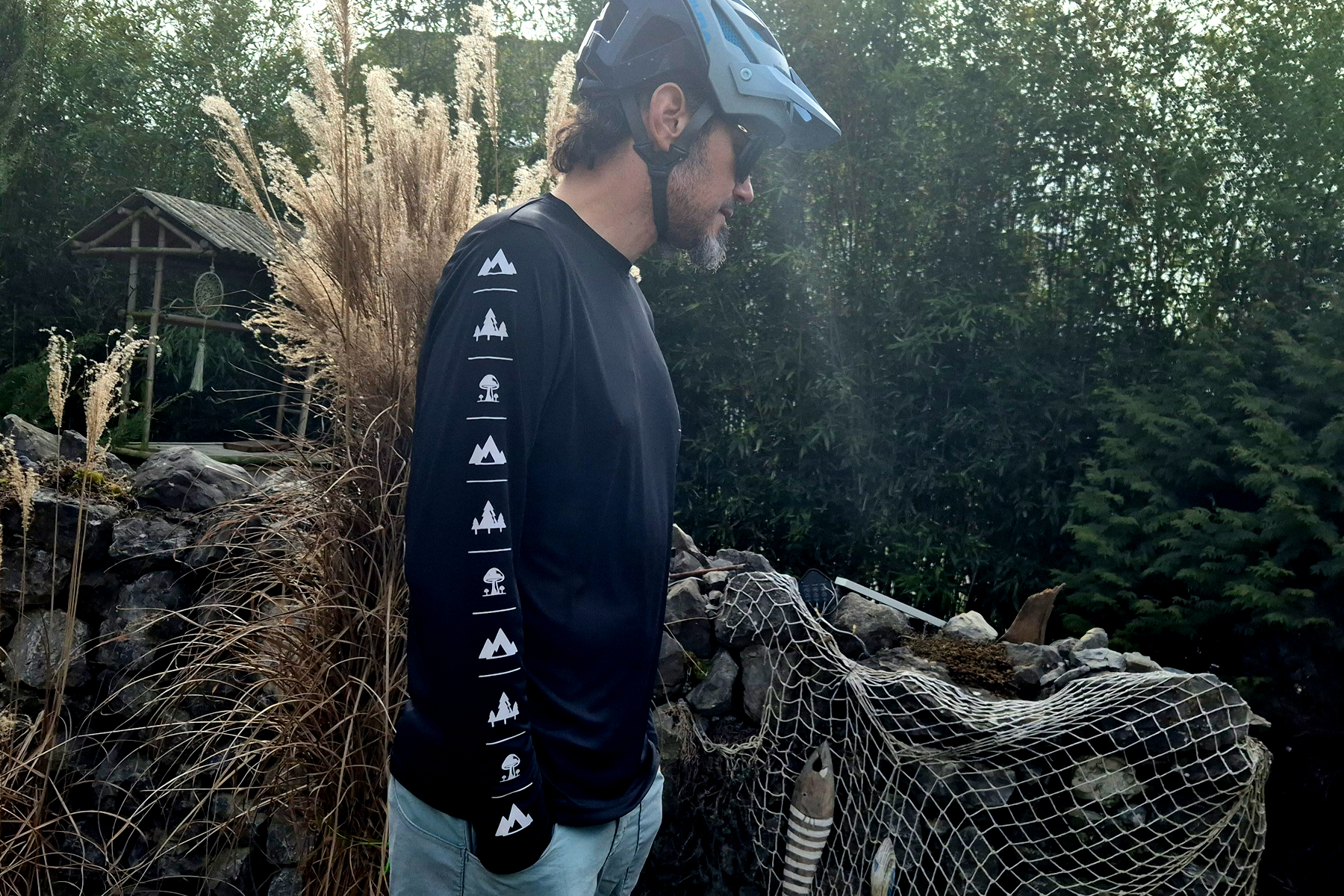 Bikeshirt ^^PILZRAGOUT^^^ Longshirt – Bild 4