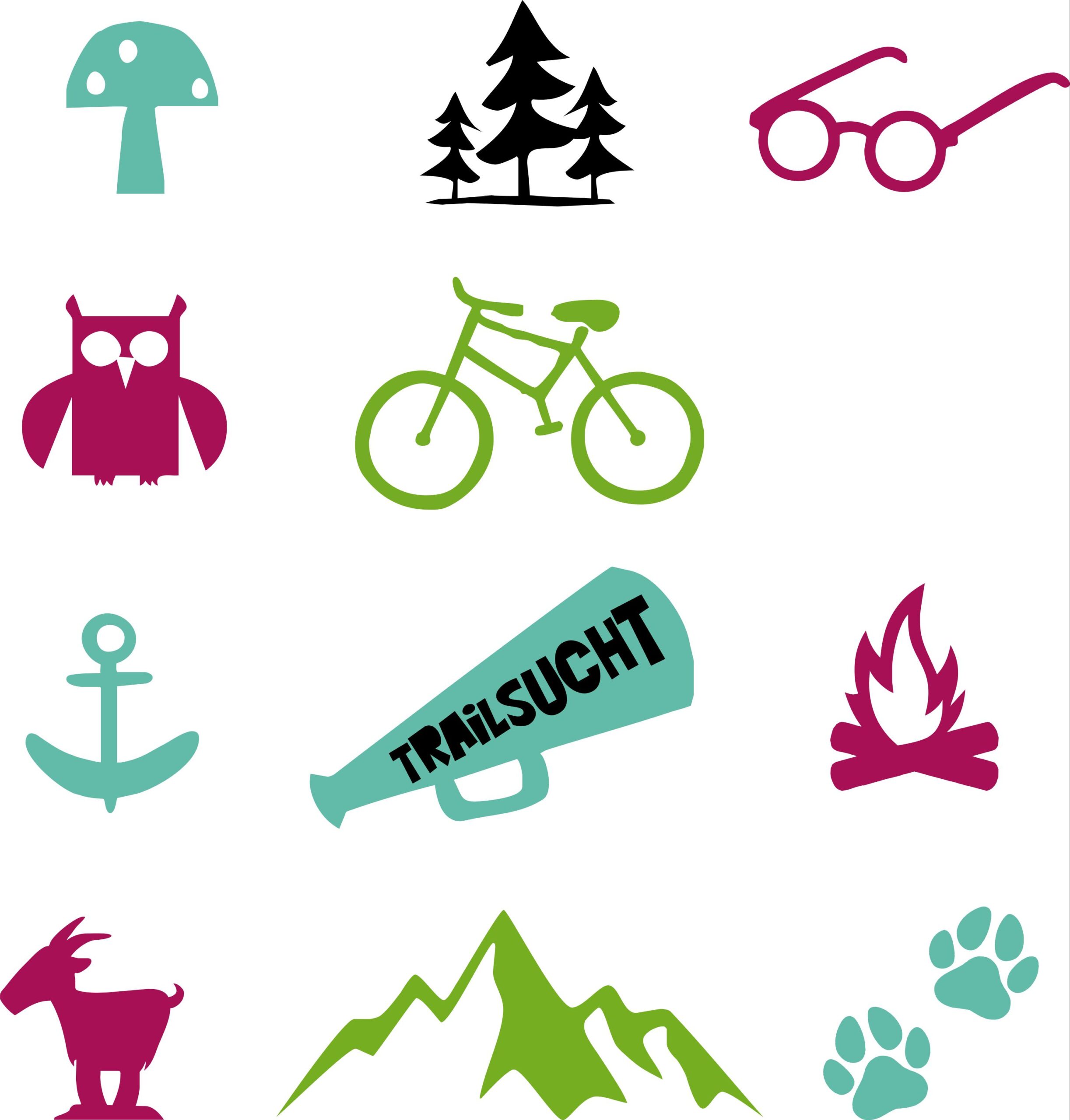 Unisex Allzweckwaffe ^^KUNTERBUNT+HOPPSASA^^Forest – Bild 2