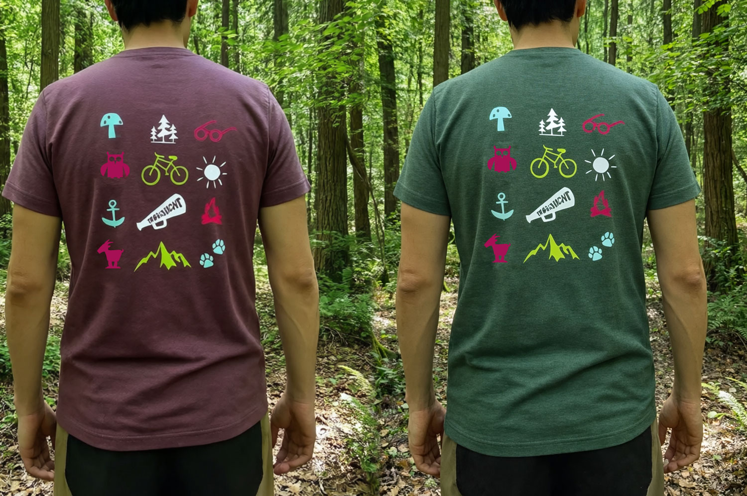 Unisex Allzweckwaffe ^^KUNTERBUNT+HOPPSASA^^Forest – Bild 3