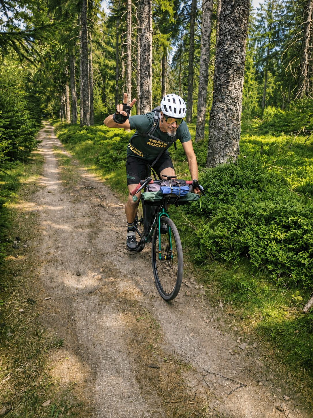 Bikeshirt ^^BIKE-PEAK-CHILL^^^ DarkGreen – Bild 2